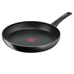 Tefal Titanium Essential Frying Pan 28 cm, High-Performance Non-Stick Coating, Metal Spatula Safe, All Hobs excluding Induction, B9410644