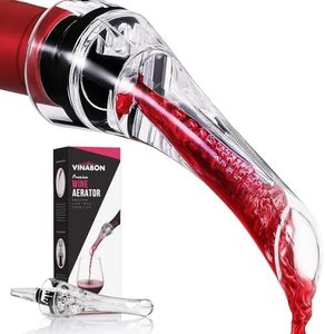 Wine Aerator - Luxury 2018 Aerator Wine Pourer - Wine Aerator Pourer - Wine Pourer - Wine Spout - Red White in Bottle Wine Aerator Kit - Slow Mini Wine Decanter Diffuser Aerator - eBook Wine Guide