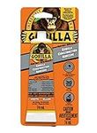 Gorilla Heavy Duty Construction Adhesive, All Weather Indoor & Outdoor, Paintable, Gap Filling, Non-Foaming, 2.5oz/74ml, Squeeze Tube, White, (Pack of 1), 8120001