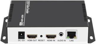 URayCoder H265 H264 4K HDMI Video Streaming Encoder IPTV with RTSP RTMPS HLS M3U8 UDP SRT ONVIF, HD HDMI to IP Live Broadcast Streamer Hardware for YouTube Facebook and Other Servers