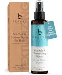 Sea Salt Spray for Hair - Natural and Organic Ingredients, Texturizing and Volumizing Salt Water Texture Spray for Men & Women, Effortlessly Achieve Beachy, Wavy, or Curly Hair