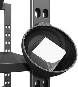 HAIRUNFU Gym Chalk Bowl Container Magnetic Chalk Holder Black Weightlifting Workout Gym Chalk Blocks Storage Bowl Gym Accessories