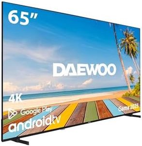 Daewoo 65DM60UA - Android TV 65 Pulgadas 4K HDR, Dolby Vision & Dolby Atmos, Chromecast Built In, Bluetooth, Compatible con Google Assistant