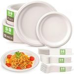 Gezond Compostable Paper Plates 250
