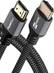 PowerBear 8K HDMI Cable 3 ft | High Speed, Braided Nylon & Gold Connectors, 8K @ 60Hz, 4K @ 120 HZ, 2K, 1080P, ARC & CL3 Rated | for Laptop, Monitor, PS5, PS4, Xbox One, Fire TV, Apple TV & More