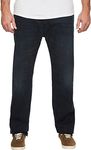Nautica Men's 5 Pocket Relaxed Fit Stretch Jean, Pure Adriatic Sea Wash, 56W x 32L Big