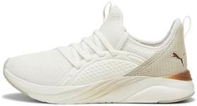 PUMA Women's Softride Sophia 2 Wn's Road Running Shoe, Warm White Desert Dust Haute Coffee, 9.5 US