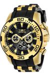 INVICTA Men's 22340 Pro Diver Analog Display Quartz Black Watch