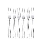 IMEEA Mini Cocktail Forks Appetizer Forks 18/10 Stainless Steel Fruit Forks Dessert Forks Tasting Forks, 4.5-inch