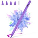 Stylus Pen for iPad with Palm Rejection, Pencil for iPad 10th/9th/8th/7th/6th Gen, (2018-2023) for iPad Pro 11/12.9,for iPad Air 5th/4th/3rd Gen,for iPad Mini 6/5 with 4ps Nibs