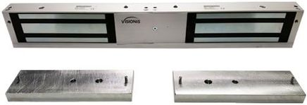 Visionis 1200D-LED Double Door 1200lbs Electromagnetic Lock CE Listed with LED Sensor for Access Control Maglock