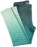 Fin Fun Women’s Mermaid Sport Leggings for Gym Workouts, Yoga, and Swimming - Deep Sea Green - Medium