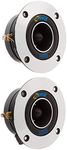 PYLE-PRO 1"Car Audio Speaker Tweeter -300 Watt High Power Super Titanium Tweeter System w/ 3.75 Inch Aluminum Bullet Horn, Heavy Duty 20 oz Magnet -PDBT19 (Pair), Black