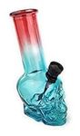 Hermans Glass Skull Bong Colourful Hookah Waterpipe