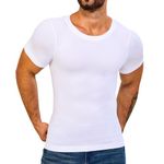 Daytain Compression Shirt Men Slimming Body Shaper Short Sleeve T-Shirt Chest Shapewear Gynecomastia Undershirt Vest Tops