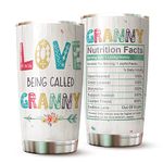 Kozmoz Inspire Love Being Called Granny Coffee 1 Pack Tumbler 20oz - Gifts For Women Grandma Coffee Tumbler Mothers Day Gifts - Gift Women Grandma Gifts -Gifts From Grandson Grandkids Grandma Tumbler