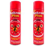 Ultima's Kokron Plus Multi Insect killer spray, Ready to Use Spray, One Hunter for All Types of Insect with Propoxur 2% Aerosol 400 Ml Each, Pack of 2