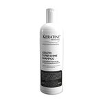 KERATINE PROFESSIONAL Keratin Super Shine Shampoo 500ml | Infused with Keratin and Wheat Protein for Dry damaged and Chemically Treated Hair | Sulphate and Paraben Free Made in India (500 ml)