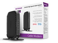 NETGEAR Cable Modem CM400 Compatible with Cable Providers Xfinity by Comcast, Spectrum, Cox | for Cable Plans Up to 100 Mbps | DOCSIS3.0, Black (CM400-100NAS)