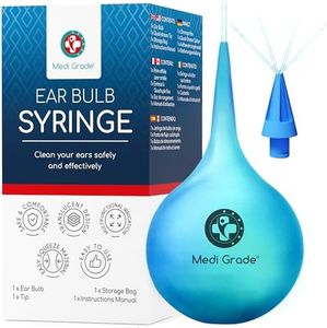 Medi Grade Ear Cleaner 75 ml | Ear Wax Remover for Babies, Children and Adults | Ear Shower, Ear Cleaner and Ear Sucker Perfect for Cleaning Ears