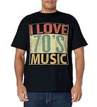 70's Music Shirt. Fun I Love 70s Mu