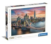 Clementoni 31694 Collection London Twilight 1500 Pieces, Jigsaw Puzzle for Adults-Made in Italy, Multi-Coloured