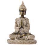 CYRAN Mini Feng Shui Meditation Buddha Statue, Buddha Figurine for Home Decoration, Home office Decor