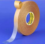 MILEQEE 1 Roll Double Sided Tape Heavy Duty, 0.59inx66FT(20m), Universal High Tack Strong Wall Adhesive with Fiberglass Mesh, Super Sticky Resistente Clear Tape, Easy Use Transparent Tape…