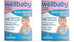 Vitabiotics Wellbaby Multi-Vitamin Drops, 30ml (Pack of 2)