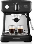 Sunbeam EM4300K Mini Barista Coffee Machine, Espresso, Latte and Cappuccino Coffee Maker, 2L Water Tank, Milk Frother, 15 Bar Italian Pump, Black