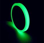 GlowTail Radium Night Glow in Dark Tape Sticker 45 Meters (150 Feet) Meters Length. Luminous Self-Adhesive Tape Safety Warning Security Stage Home Decoration Tape (0.5 Inch (12 mm))