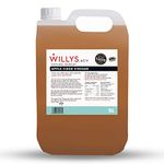 WILLY'S Pickling Apple Cider Vinegar with Live Mother - Probiotics For Detox & Gut Health - 5L Jerry Can - Sustainable ACV