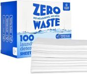 Living Today Laundry Detergent Sheets (100 Sheets), Eco-Friendly Laundry Supplies, Plastic Free|Liquidless Technology Washing Strips Great for Travel,Home,Dorms | Fresh Scent Laundry Soap Sheets