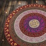 RAJRANG Small Round Tapestry - Chak