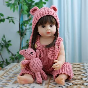 RUNGQIANY 22 Inch 55cm Reborn Baby Dolls,Reborn Dolls Silicone Full Body Handmade Reborn Dolls Xmas Gift Reborn Toddler Dolls Boy Girl Toy Gift（Reborn Baby Dolls 22inch）