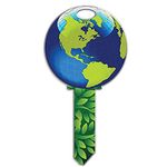 Lucky Line Key Shapes, EARTH, House Key Blank, SC1, 1 Key (B127S)