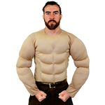 Muscle Chest Superhero Fancy Dress Top