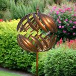 Kenwood bronze with gold brush wind sculpture spinner. Delivery 1-3 business days