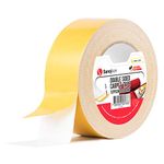 Sanojtape Original Carpet Tape 50mm x 25m Heavy Duty Double Sided Tape for Indoor Rugs, Mats, Pads Extra Strong