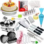 Unique impex Cake Baking Set + Cake Making Set Combo Items Tools kit