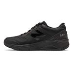 New Balance Women's 847 V4 Walking Shoe, Black/Black/Black, 12