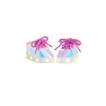 Glitter Girls – Doll Light-Up Shoes – Fashion Sneakers for 14-Inch Dolls – Doll Accessory – Led Lights – 3 Years + – Cosmic Glow