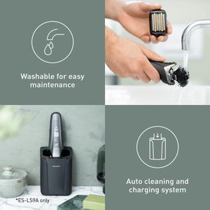 Panasonic 6-Blade Electric Shaver – Wet & Dry Men's Razor