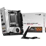 MSI MPG B650I Edge WiFi Gaming Motherboard (AMD AM5, Mini-ITX, DDR5, PCIe 4.0, M.2, SATA 6Gb/s, USB 3.2 Gen 2, HDMI, Wi-Fi 6E, AMD Ryzen 7000 Series Desktop Processors)