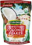 Let's Do! Coconut Flakes, Unsweetened, Organic, 198 Grams