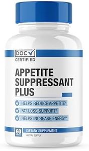 Doc Certified | #1 Strongest Appetite Suppressant for Weight Loss Pills for Women & Men | Fat Burner Supplement, Metabolism Booster, Carb Blocker | Extra Strength Diet Pills That Work Fast - 60 Dose