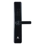 LECCY & GENESIS Smart Door Lock with 6 in One Unlocking Options | Stainless Steel Mortise with 5 Deadbolts | German Technology with Indian Standards | Pan India Free Installation Black