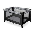 My Babiie Travel Cot - Lightweight, From Birth to 15kg, Easy Fold & Compact, Travel Bag, 120cm x 60cm Padded Mattress - Leopard