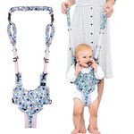 Radea Baby Walker - Safe Easy-Wearing Baby Walking Assistant - Toddlers Helper to Walk& Stand - Cool & Comfy Padded Baby Walking Harness - Adjustable Straps, 2-Handle Design for Mommy & Daddy