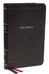 NKJV, Thinline Bible, Compact, Leathersoft, Black, Red Letter, Comfort Print: Holy Bible, New King James Version